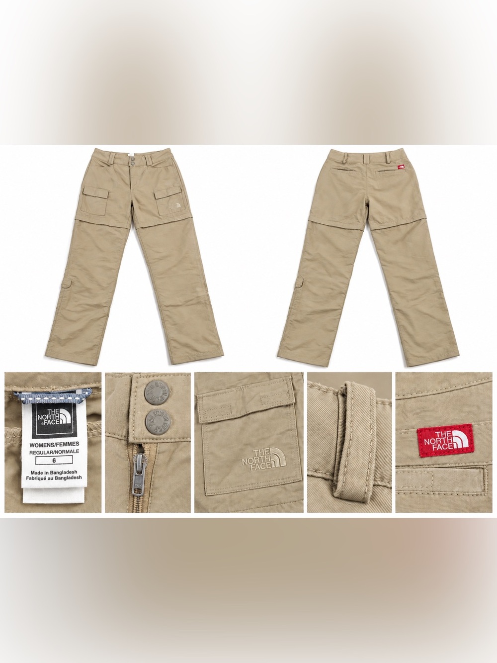 The North Face Paramount Peak Convertible Pants Size 6
